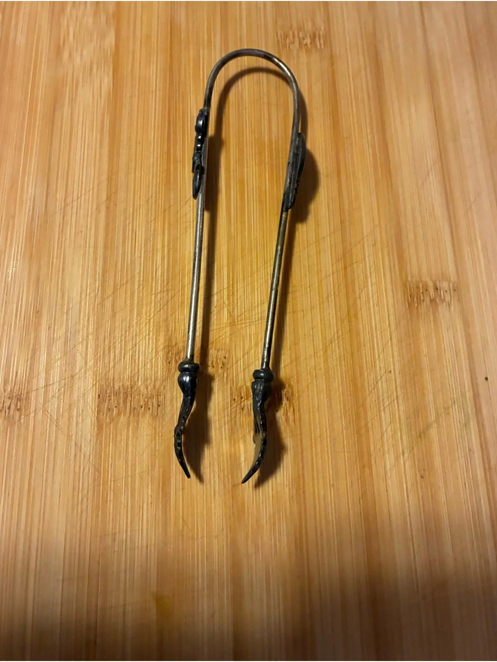 Ornate silver and other Metal sugar cube tongs– Decorative tea accessories